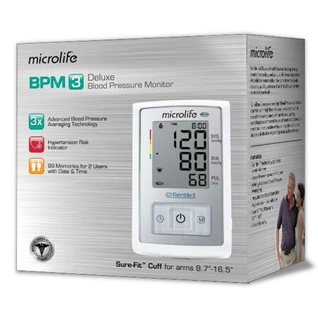 MICROLIFE BPM3 - Deluxe Blood Pressure Monitor BP3GX1-5N